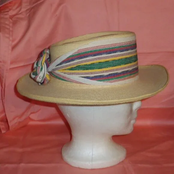 LA GIRALDA PANAMA WIDE BRIM HAT-MADE 100% PALM LEAVES-NEW - Picture 2 of 6